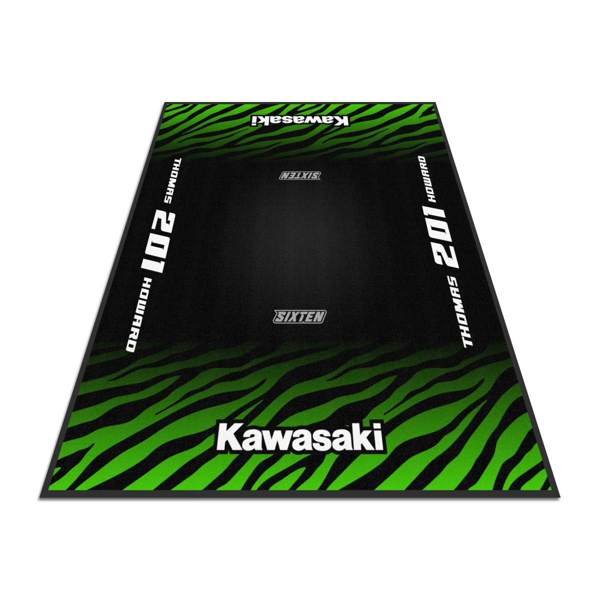 Gepersonaliseerde Kawasaki-mat