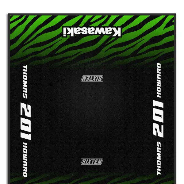 Gepersonaliseerde Kawasaki-mat