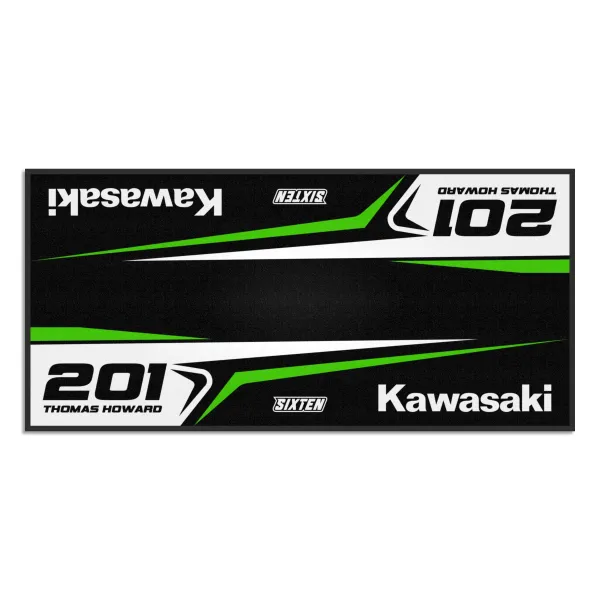 Gepersonaliseerde Kawasaki-mat