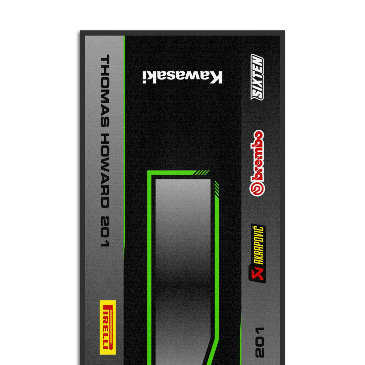Tappeto Personalizzato Kawasaki