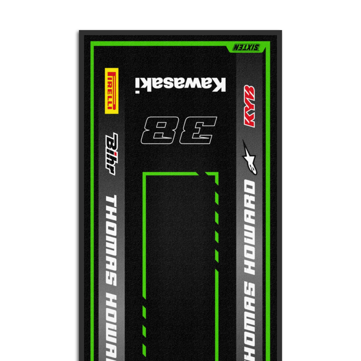 Gepersonaliseerde Kawasaki-mat