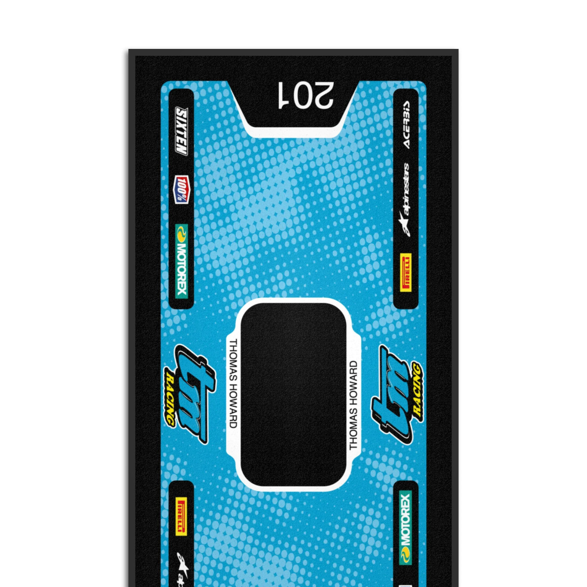 Gepersonaliseerde TM Racing-mat