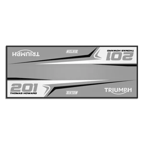 Personalisierte Triumph-Matte