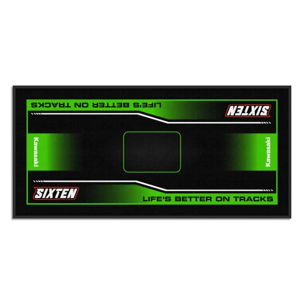 Alfombra Motocross KAWASAKI Marker 95X200