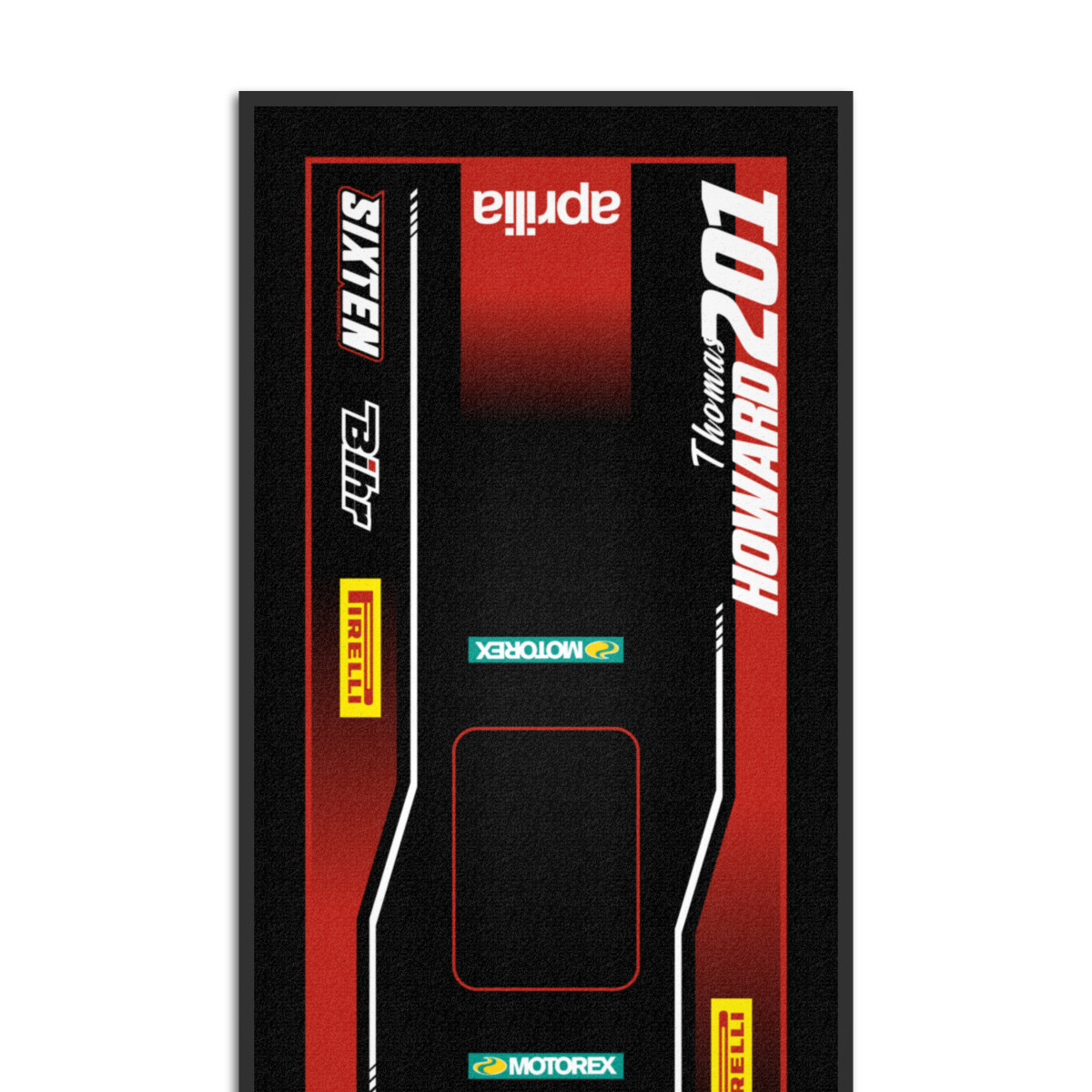 Tapis Personnalisé Aprilia Moto, Quad, Motorsport