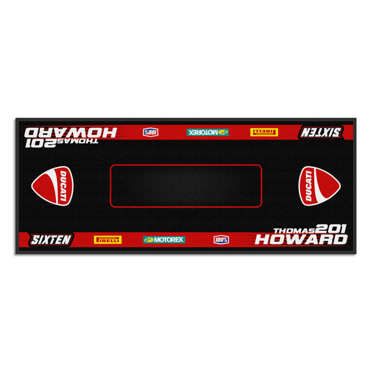 Personalisierte Ducati-Matte Motorrad, Quad, Motorsport