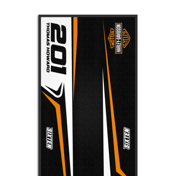 Gepersonaliseerde Harley-Davidson-mat - 95x240 - Line