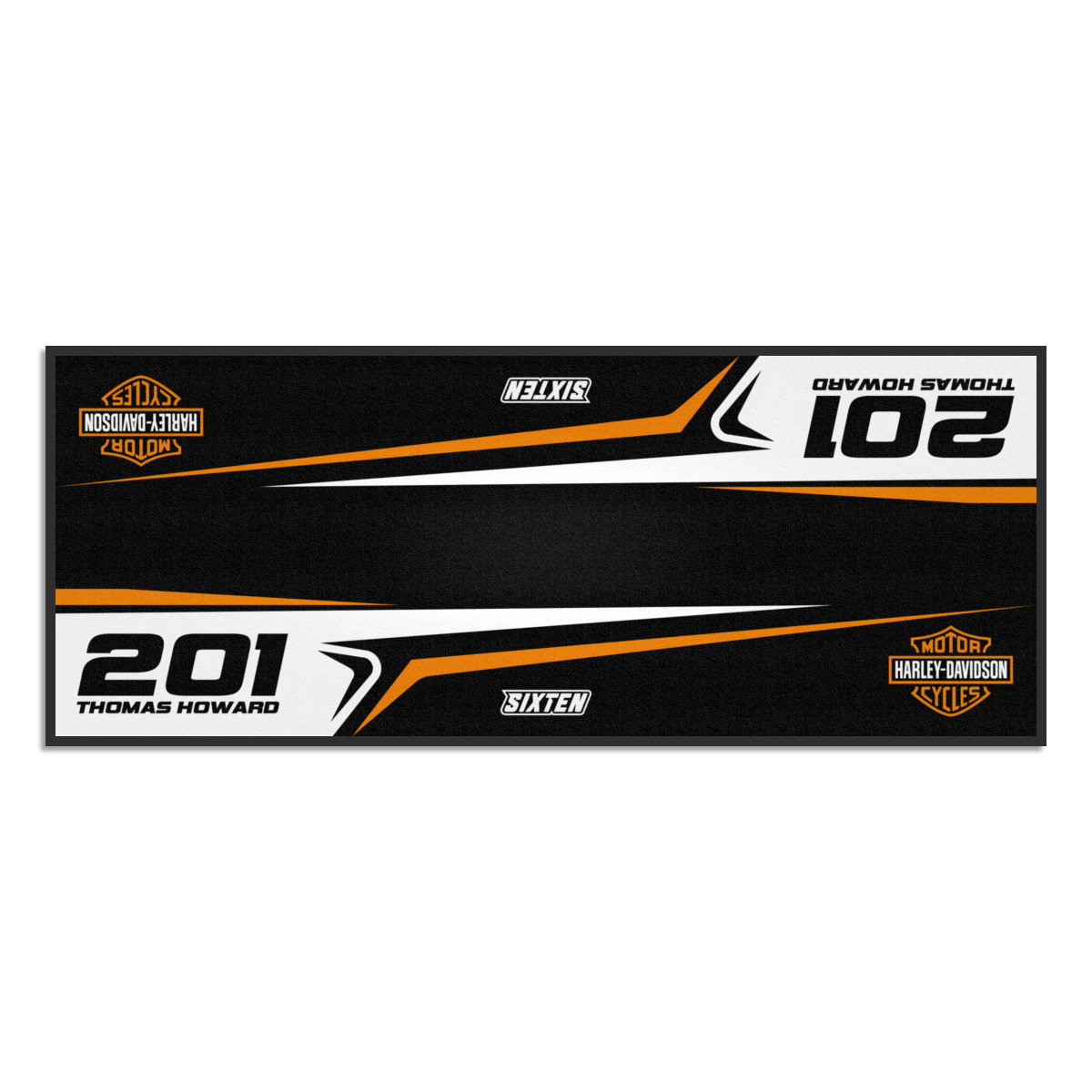 Custom Harley Mat Motorcycle, Quad, Motorsport
