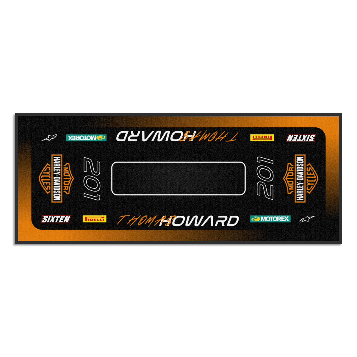Gepersonaliseerde Harley-mat Motor, Quad, Motorsport