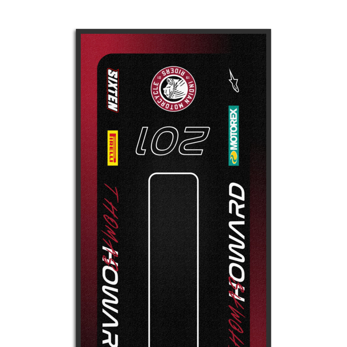 Alfombra Personalizada Indian Moto, Quad, Motorsport