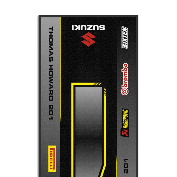 Tappeto Personalizzato Suzuki - 95x240 - Sidecut
