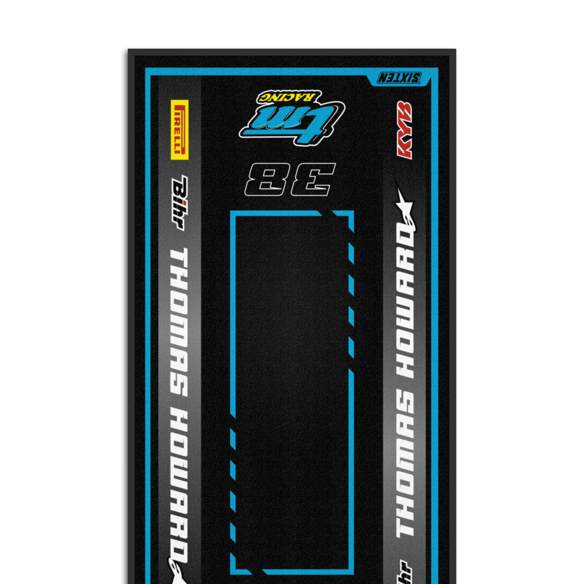 Gepersonaliseerde TM Racing-mat Motocross