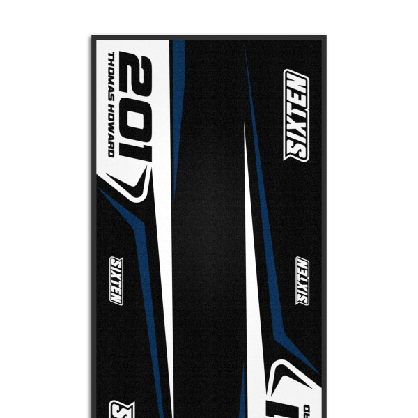 Personalisierte Matte in Husqvarna Farben - 95x200 - Line