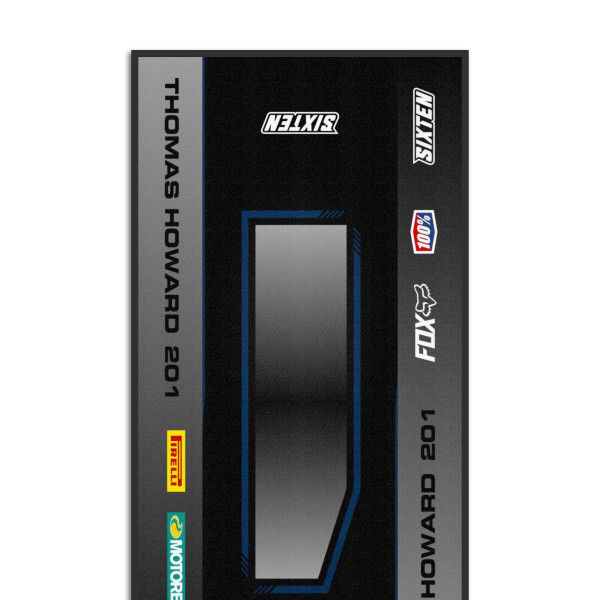 Alfombra Personalizada en Colores Husqvarna - 95x200 - Sidecut