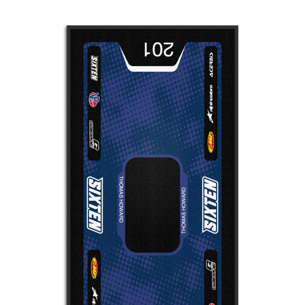 Custom Mat in Husqvarna Colors - 95x200 - Spot