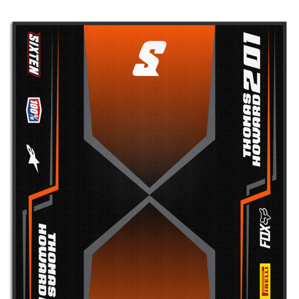 Gepersonaliseerde Mat in KTM Kleuren - 150x190 - Fusion