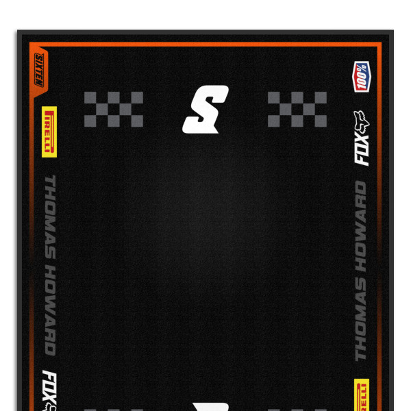 Alfombra Personalizada en Colores KTM - 150x190 - Racer