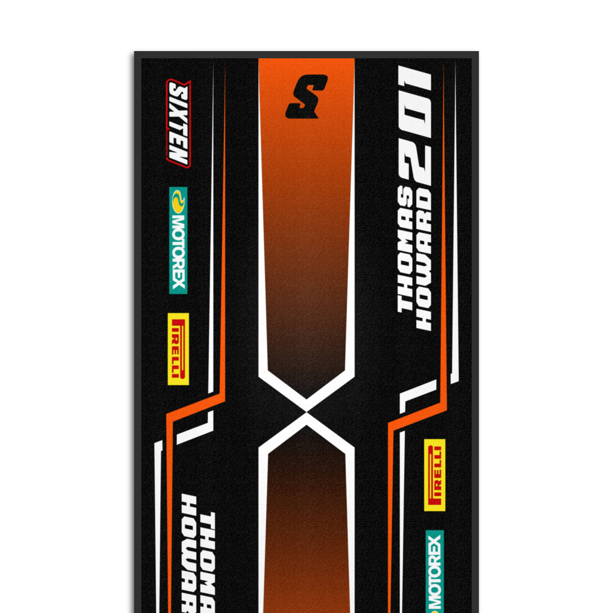 Personalisierte KTM-Matte Motorrad, Quad, Motorsport