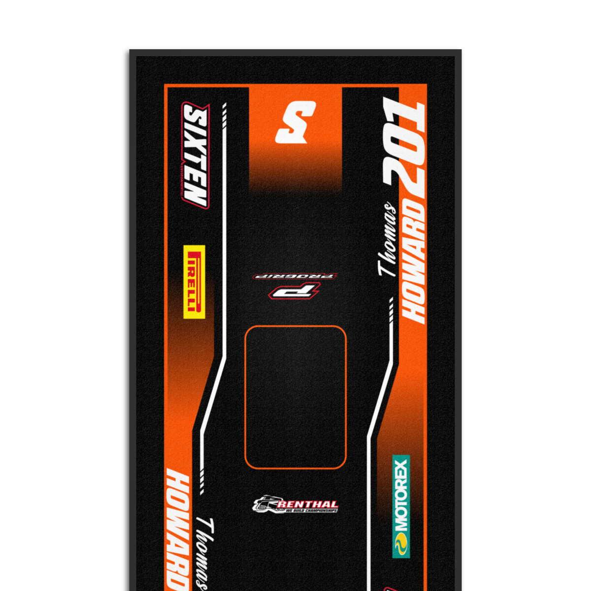 Personalisierte KTM-Matte Motorrad, Quad, Motorsport