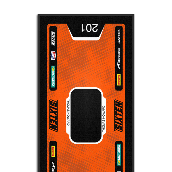 Personalisierte Matte in KTM Farben - 95x200 - Spot