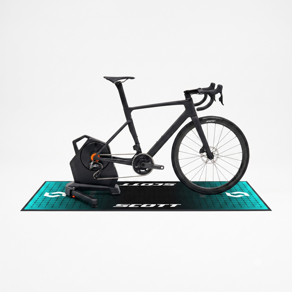 Rollentrainer Matte Fahrrad Scott Square 65x180